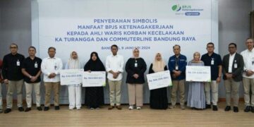 KAI Apresiasi Kecepatan BPJS Ketenagakerjaan Santuni Ahli Waris Korban Kecelakaan KA di Cicalengka