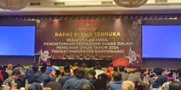 Diawali Dapil 8, KPU Banyuwangi Mulai Rekapitulasi Suara Tingkat Kabupaten