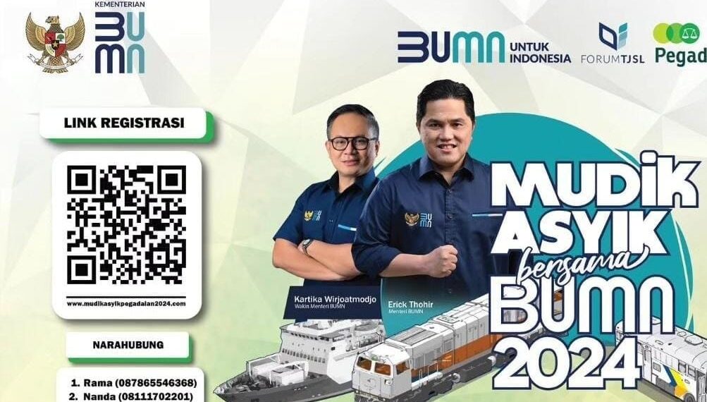 Pendaftaran dibuka pada 13 - 15 Maret 2024 melalui link registrasi www.mudikasyikpegadaian2024.com. (foto: ist)