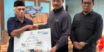 Peserta PRO JKK-JKM Kota Madiun Meninggal, Walkot Madiun Serahkan Santunan BPJS Ketenagakerjaan