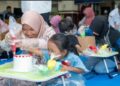 Edukasi pola makan dan asupan gizi untuk anak serta lomba menghias kue tart sebanyak 25 kue sesuai usia TPS di tahun 2024 ini. (foto2: ist)