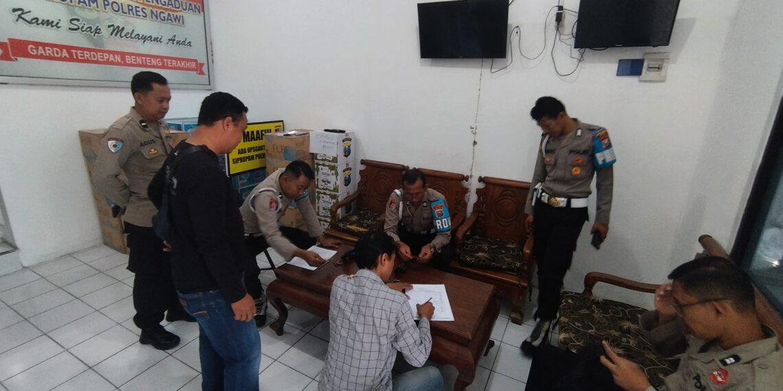 Polres Ngawi Lakukan Penegakan Disiplin Anggota Terkait Penggunaan Senjata Api