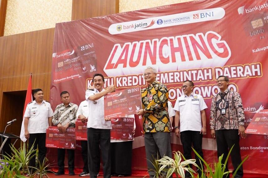 Bank Jatim saat launching KKPD