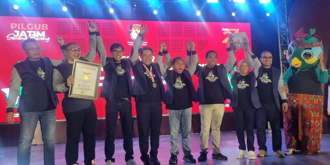 KPU Jatim saat gelar Coklit Satu Juta Pemilih