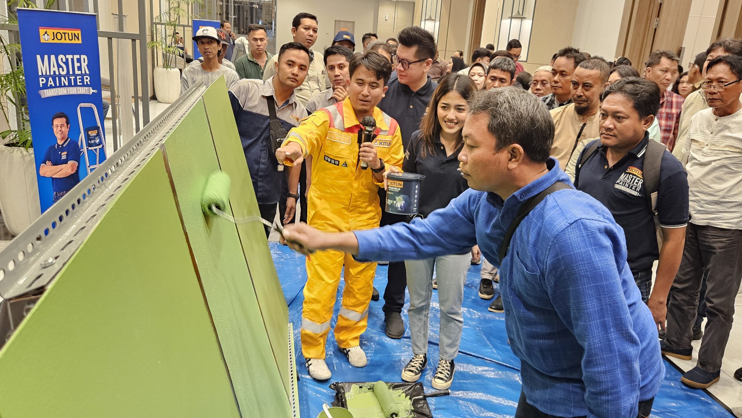 Kenalkan Produk Baru Jotun, 150 Tukang Cat Ikuti Master Painter 1
