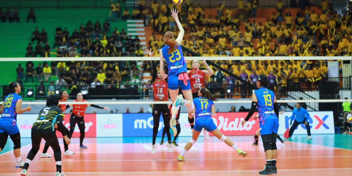 Menang Fenomenal! Jakarta Electric PLN atas Pospsivo Polwan di Game Perdana Final Four Proliga 2024