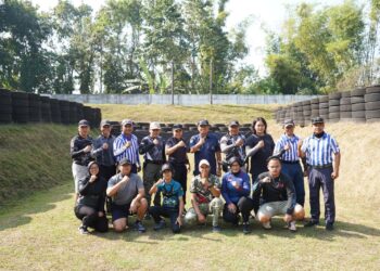 Perbakin Kota Malang Gelar Latihan Menembak Guna Jalin silaturahmi Antar Petembak Malangraya.
