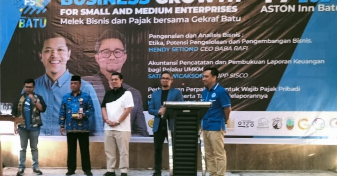 Disparta Kota Batu Apresiasi Gerakan Gekrafs Training on Business Growth 