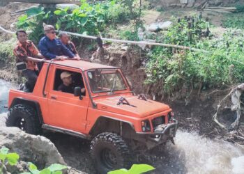 Serunya Off Road Jalur Sungai Wisata Anyar Desa Bumiaji Kota Batu