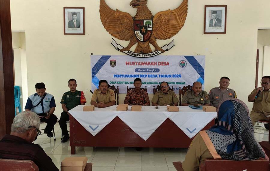Desa Keniten Adakan Musyawarah Desa dalam Penyusunan RKPD 2025