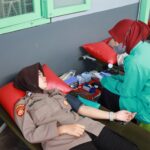 Peringatan Hari Jadi Polwan Ke-76, Polres Malang Gelar Donor Darah Hari Jadi Polwan