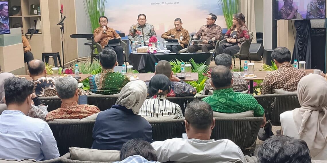 Media Briefing Kolaborasi BI, OJK, DJPb & LPS Jatim: Perekonomian Jatim Tumbuh 4,98% (yoy) Karena Permintaan Domestik yang Kuat 1 Media Briefing