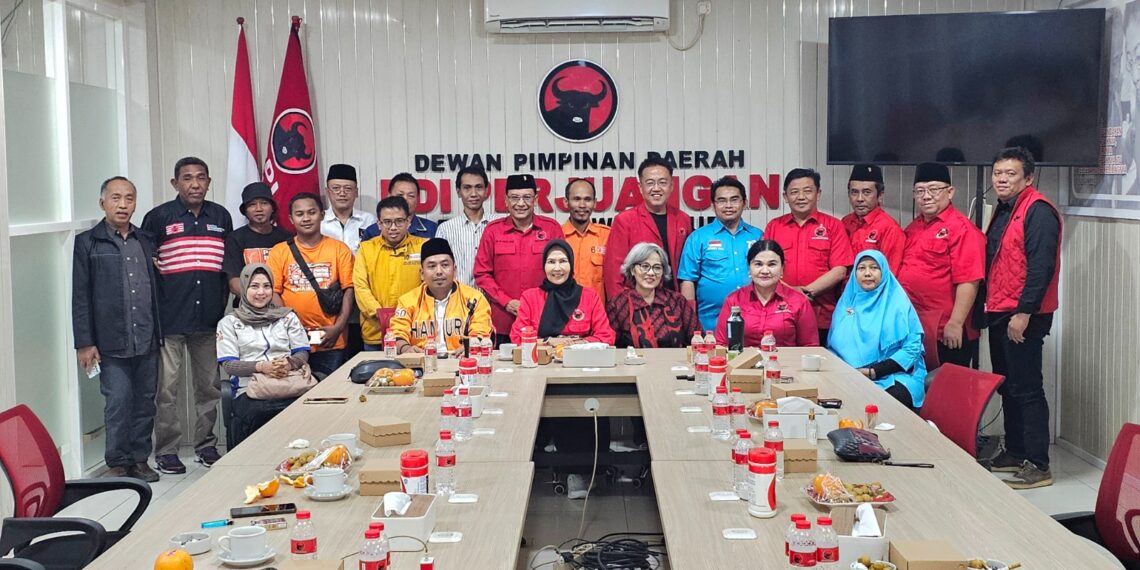 Partai Non Parlemen saat berkunjung ke PDIP Jatim