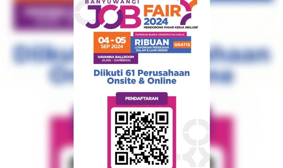 Flyer Banyuwangi Job Fair 2024