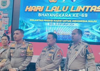 Peringati Hari Lalu Lintas Bhayangkara ke 69, Kasat Lantas Polres Batu Beber Sejumlah Prestasi yang Raih 
