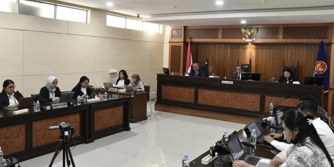 Sidang Majelis Pembacaan Putusan atas Perkara No.10/KPPU-M/2024, Senin (30/9/2024) di Kantor KPPU Jakarta. (foto: ist)