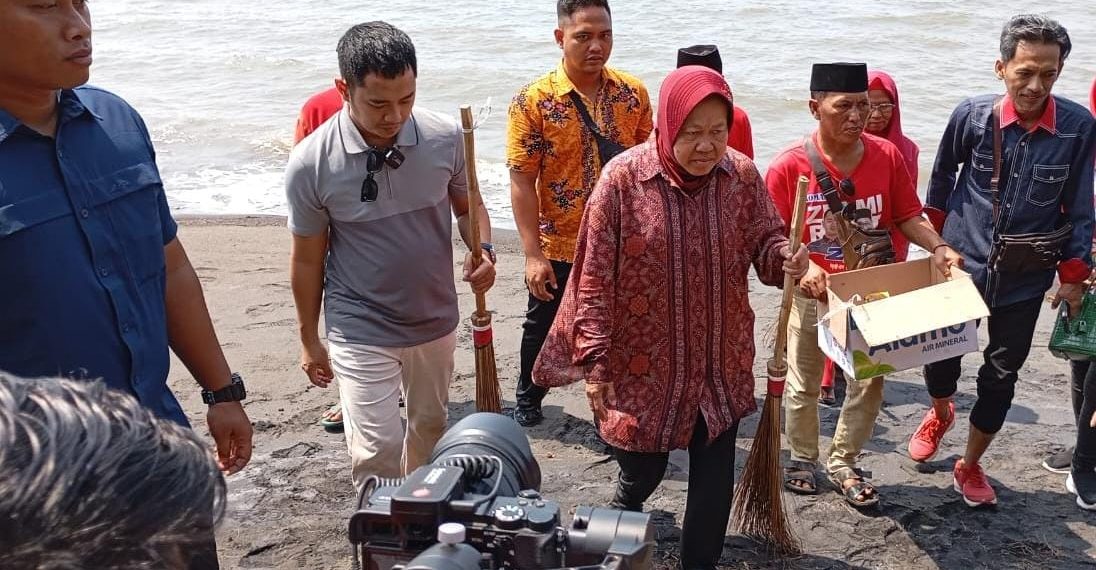 Cagub Risma saat ajak masyarakat jaga kelestarian laut