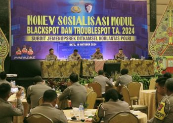 Korlantas Polri bersama Satlantas Polres Batu Monev di Kota Batu 
