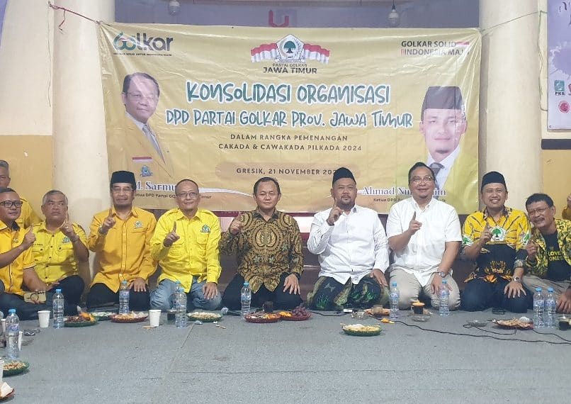 Pasangan Cabup Gresik Yani-Alif Dapat Suport Penuh dari DPP Golkar Jatim