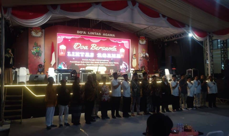 KPU KAB. Kediri Gelar Do’a Bersama di Akhir Kampanye