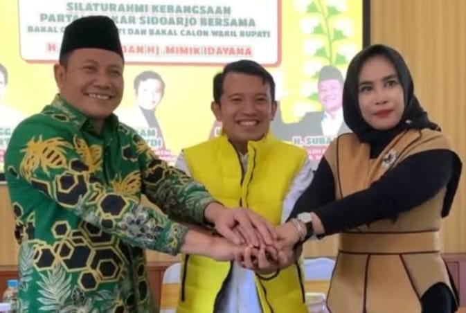 Subandi – Mimik Menang Pilbup Sidoarjo, Ketua Tim Pemenangan Adam : Terimakasih Masyarakat Sidoarjo