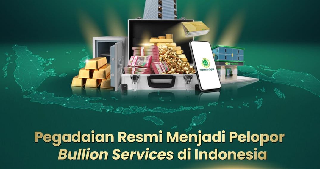 Kado Tahun Baru, OJK Beri Lampu Hijau Pegadaian Jalankan Usaha Bulion 1 Pegadaian dapat melakukan kegiatan usaha Bulion meliputi Deposito Emas, Pinjaman Modal Kerja Emas, Jasa Titipan Emas Korporasi & Perdagangan Emas. (foto: ist)