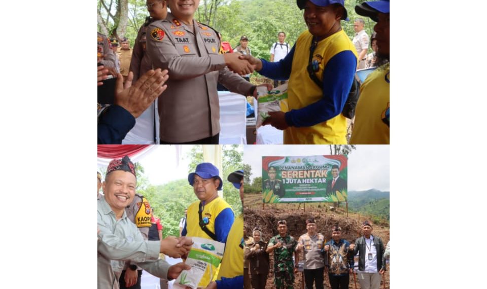 Dukung Program Presiden, Polres Tulungagung Tanam Jagung di Nyawangan 1 Dukung Program Presiden, Polres Tulungagung Tanam Jagung di Nyawangan 1