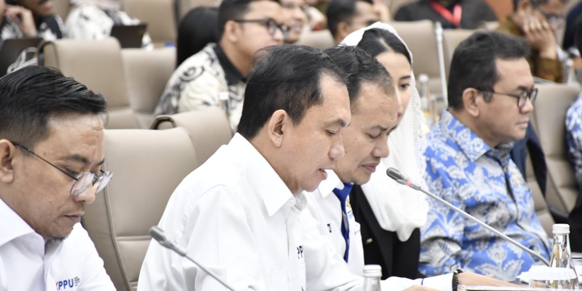 Rapat Dengar Pendapat (RDP) KPPU dengan Komisi VI DPR RI. (foto: ist)