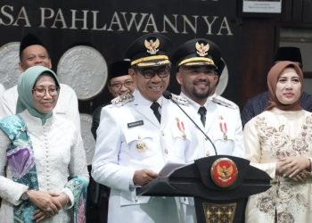 Tiba di Batu,Cak Nur dan Mas Heli Disambut Meriah OPD Pemkot Batu Hingga Masyarakat