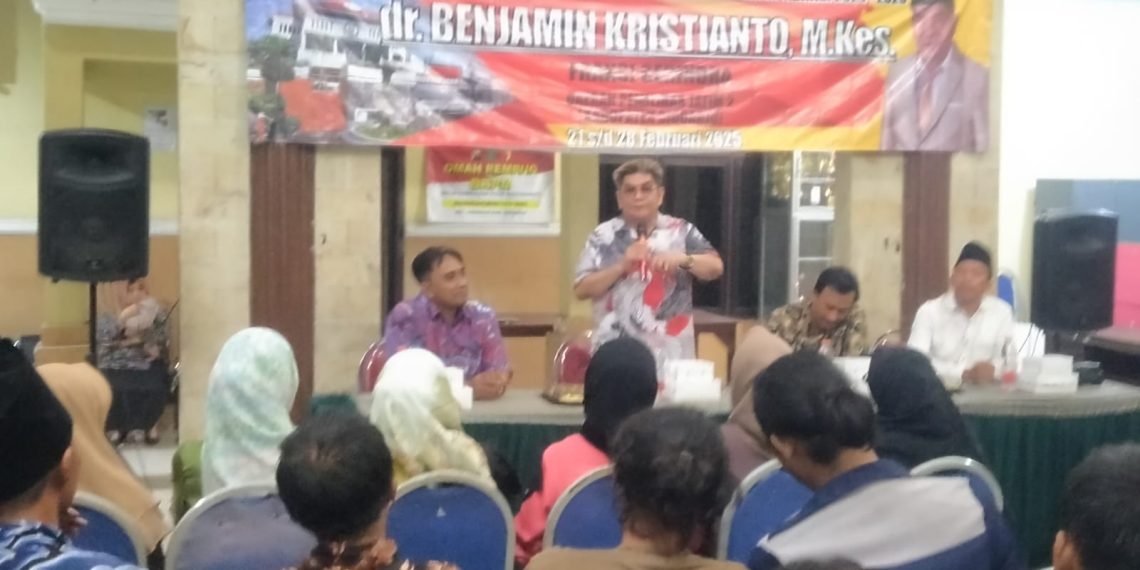 Honor Tak Manusiawi, Kader Posyandu Sidoarjo Curhat Bendum KESIRA Pusat dr .Benjamin Kristianto