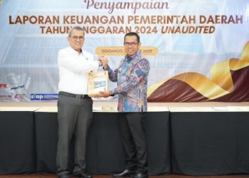 Wali Kota Batu Cak Nur Menyampaikan LKPD Tahun Anggaran 2024 Unaudited ke BPK RI Perwakilan Jatim 