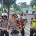 Polisi Atur Lalu Lintas di Titik Rawan, Pastikan di Wilayah Hukum Polres Kediri Kota Lancar Tanpa Kemacetan