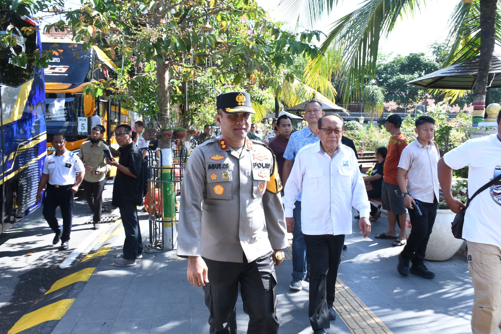Forkopimda Bersenergitas dengan Polres Madiun Kota Hadiri Pelepasan Arus Balik Pemudik 2