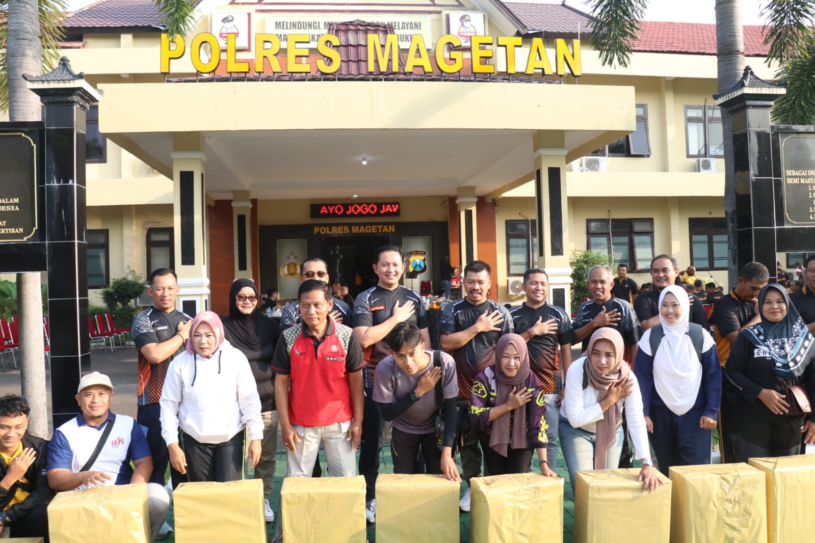 Sinergi dan Keakraban Terjalin Lewat Olahraga Antara Polres, Forkopimda dan Media Magetan 2