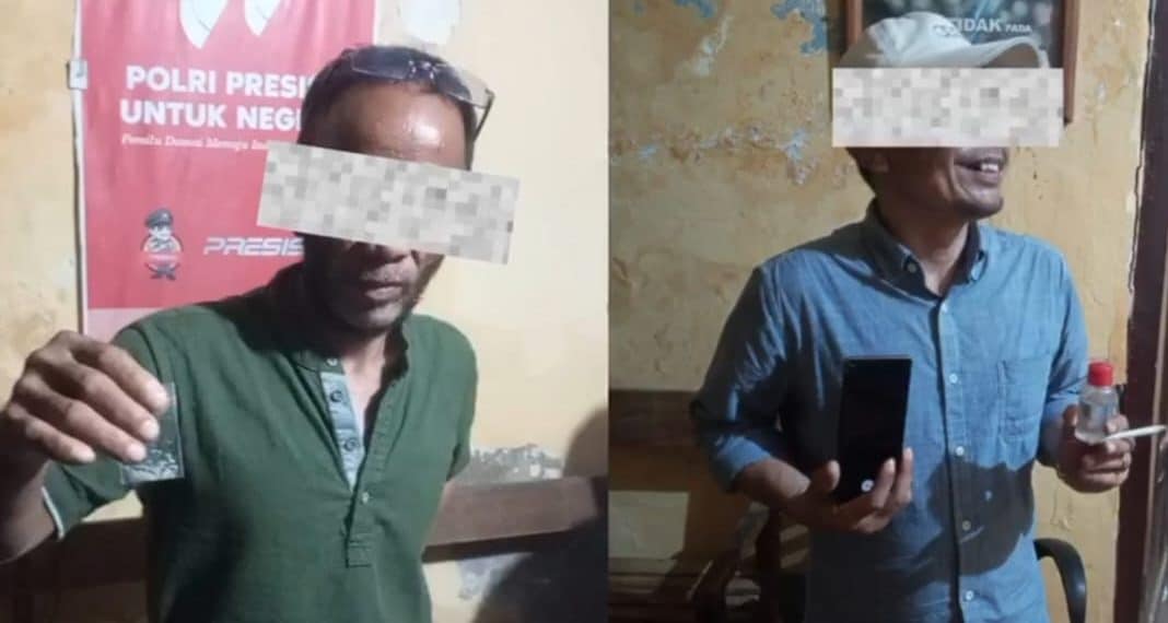 Oknum kades dan satu warga di Pulau Bawean Gresik diciduk polisi saat asyik pesta sabu