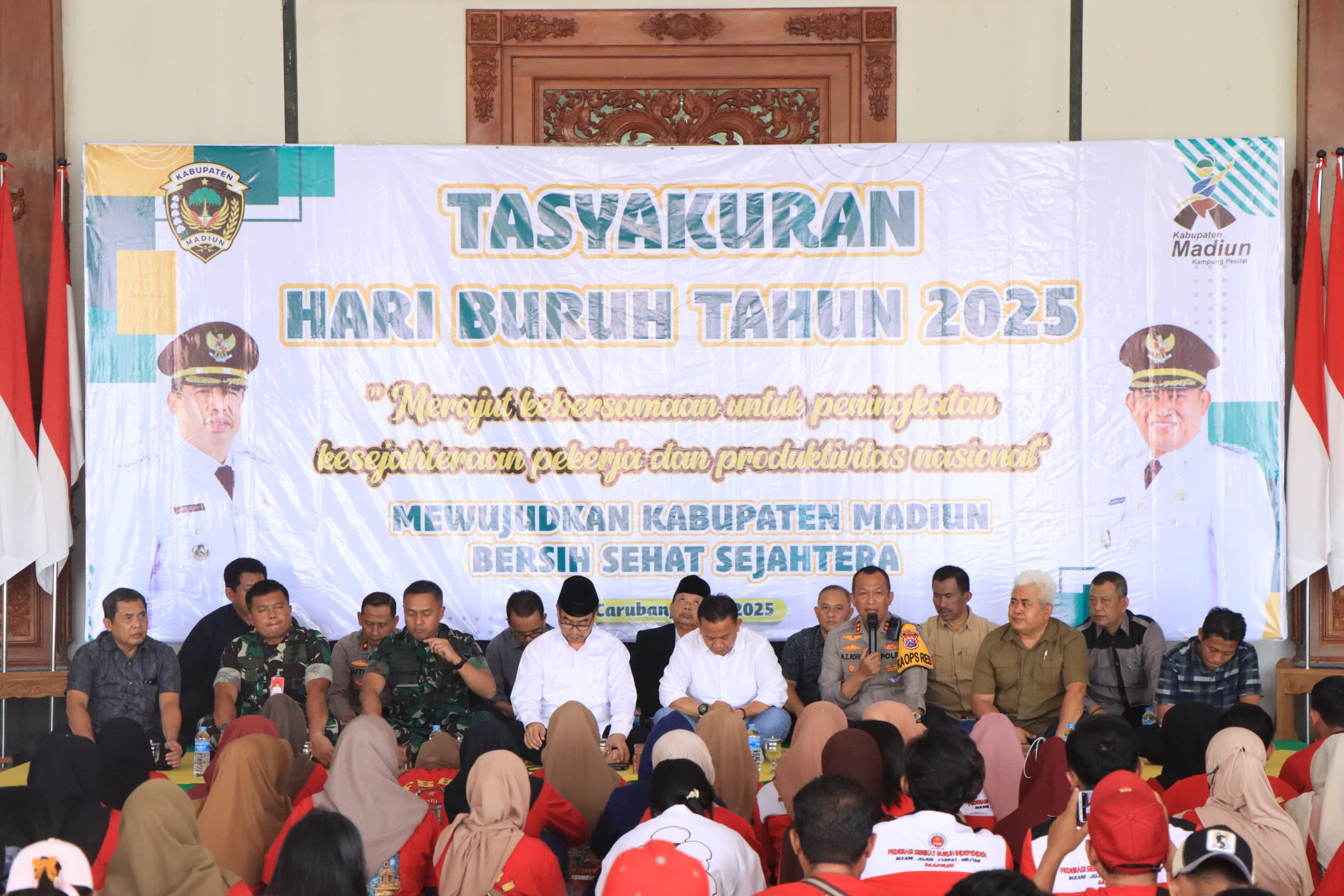 Polres Madiun Amankan Aksi Damai May Day 2025 di Caruban, 310 Buruh Turut Serta 2