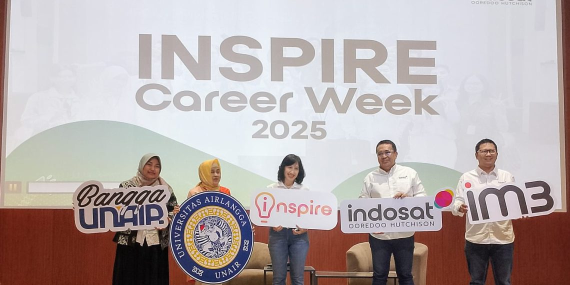 Narasumber dalam Gelaran INSPIRE Career Week 2025 di ASEEC Tower Unair. (foto: hari/bidik.news)