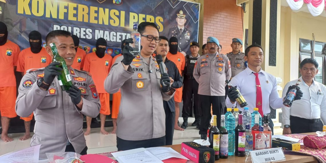 Polres Magetan Ungkap 7 Kasus Narkoba dan 3 Kasus Miras