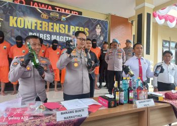 Polres Magetan Ungkap 7 Kasus Narkoba dan 3 Kasus Miras