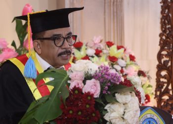 Mahfud MD Hadiri Pengukuhan Syahrul Borman jadi Guru Besar Ilmu Hukum Unitomo