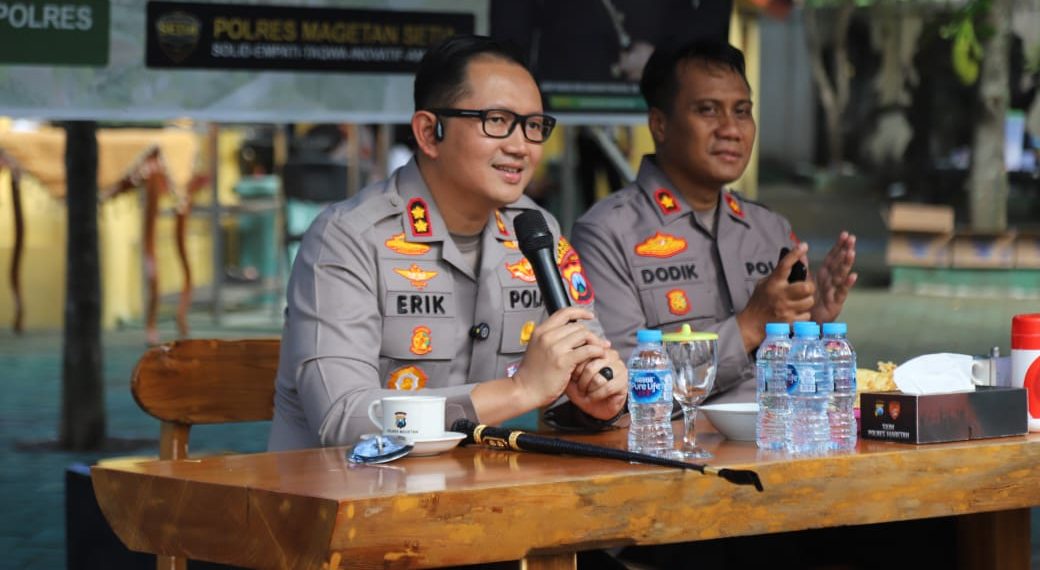 Coffee Morning Kapolres Magetan Siap Jadi Mitra Strategis untuk Kegiatan Positif Pemuda