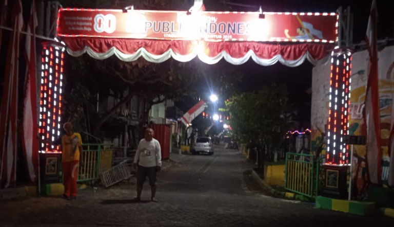 Sambut Hari Kemerdekaan RI ke 80, Warga Gang Bambu Perum Mutiara Citra Asri Mulai Bersolek