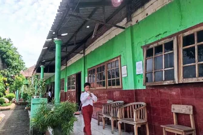 Rehab Puluhan Sekolah Rusak Tetap Dilaksanakan Tahun Ini 1 Salah satu sekolah yang mendapatkan rehab tahun ini.