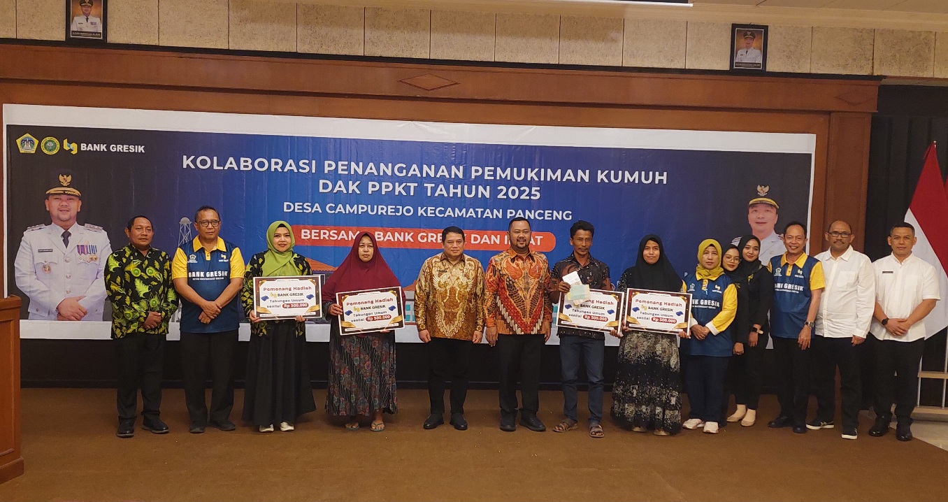 Melalui DAK PPKT Tahun 2025,  Pemkab Gresik Kolaborasi Penanganan Pemukiman Kumuh di Desa Campurejo 1