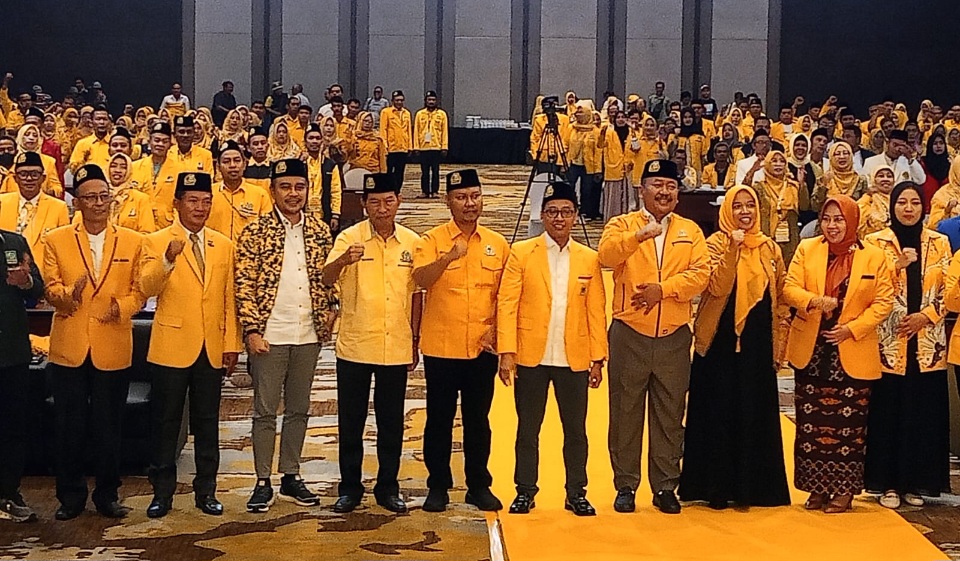 Aklamasi, Wongso Negoro Ditetapkan Sebagai Ketua DPD Golkar Gresik