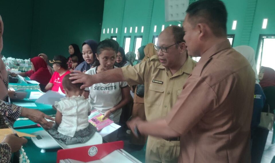 Dinkes Kab. Kediri Gelar Gerakan Posyandu Aktif di Korcam Pare