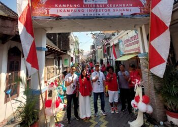 Sah, Nginden Jangkungan Kini Jadi Kampung Literasi Keuangan di Surabaya