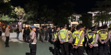 Antisipasi Gangguan Kamtibmas, Polres Batu Gelar Patroli Skala Besar