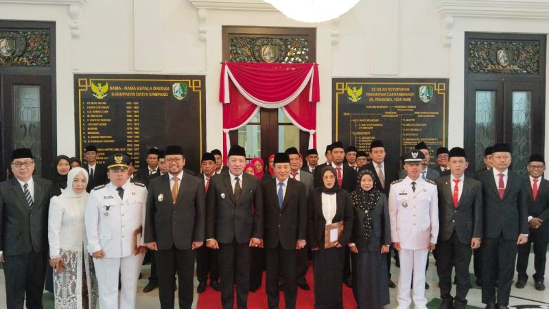 Bupati Sampang Lantik 32 Pejabat Administrator dan Pengawas, Dorong Penyegaran Birokrasi