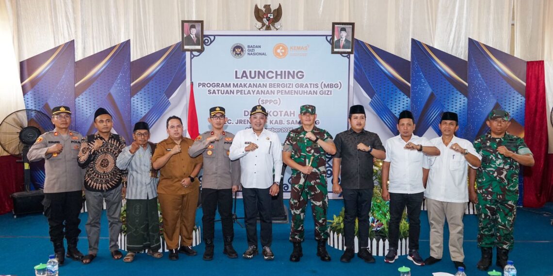 Bupati Sampang Resmikan Program Makanan Bergisi (MBG) Di Kecamatan Jrengik